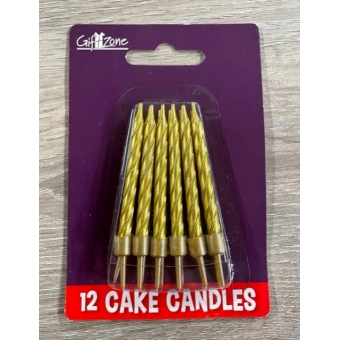 PS: CAKE CANDLES GOUD